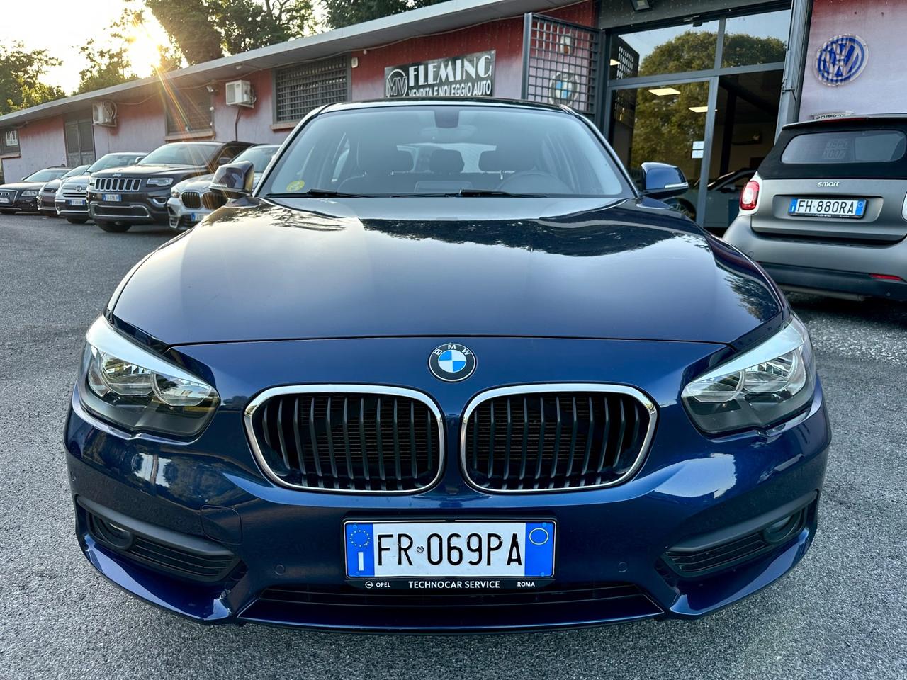 Bmw 116 116d 5p. Efficient Dynamics Sport Navi Shadow Blue Distribuzione e Service