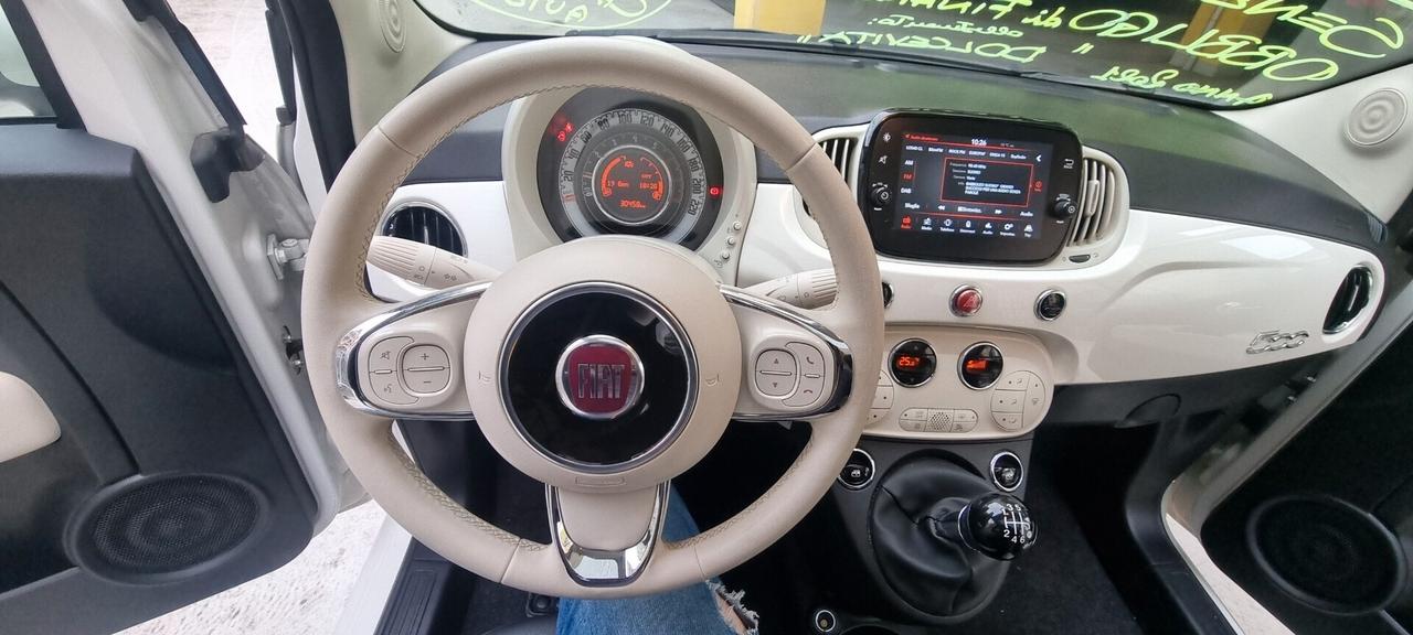 Fiat 500 1.0 Hybrid Dolcevita tettoppanoramico-display grande-cerchi in lega-sensori park
