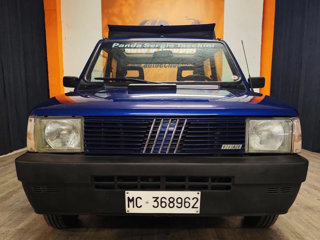 STRAORDINARIA FIAT PANDA SERGIO TACCHINI 750 FIRE, UNICO PROPRIETARIO CON SOLI 46.308 KM CON TETTO APRIBILE
