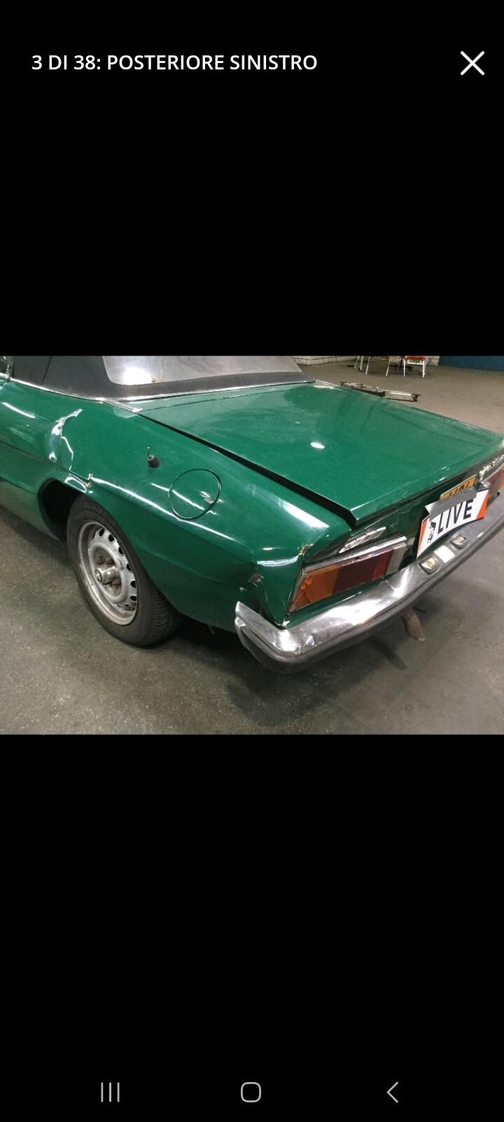 Alfa Romeo Spider 2.0 Veloce da restauro