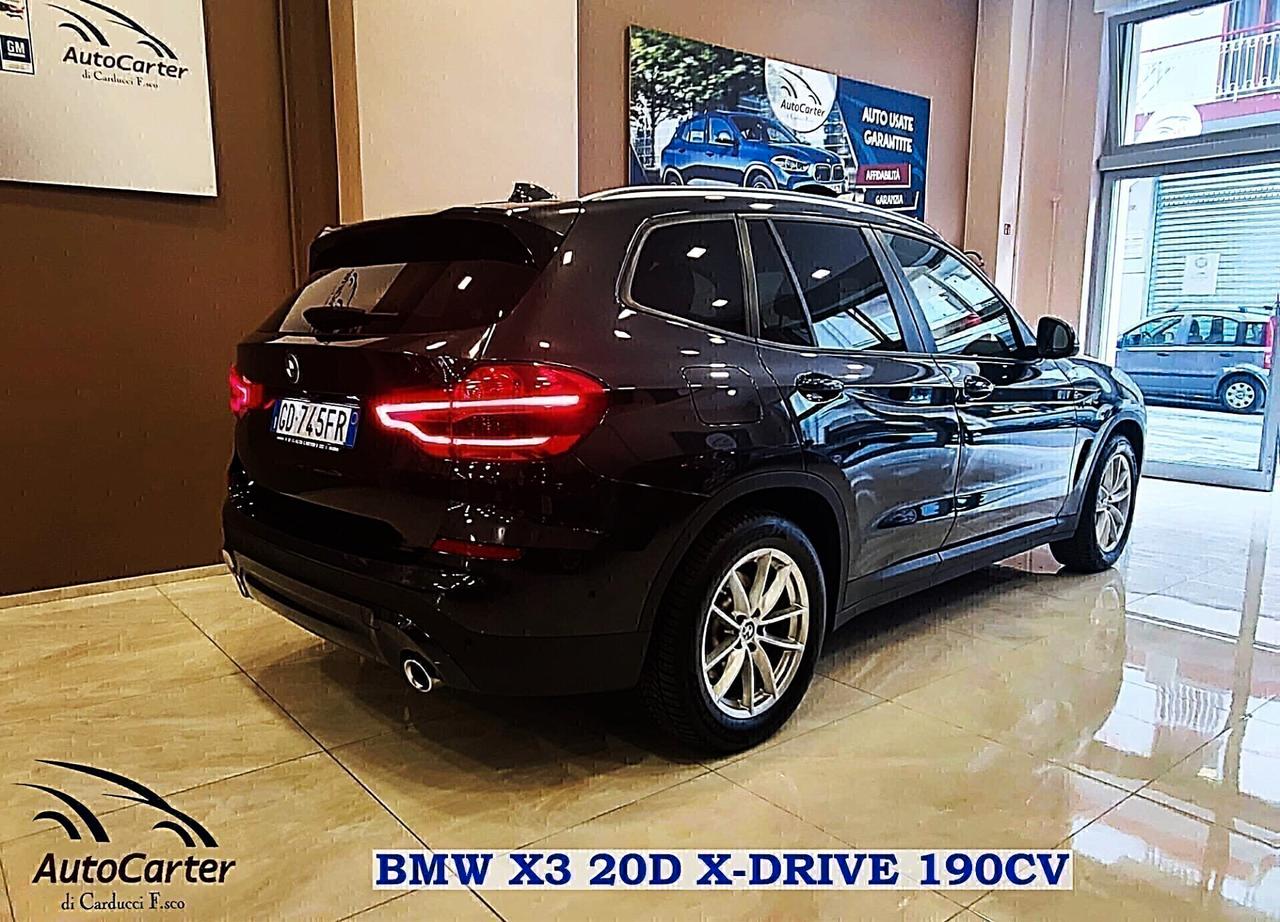 Bmw X3 2.0 TDI 190CV 4X4 *PARI AL NUOVO*1PROPRIETA