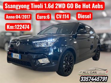 Ssangyong Tivoli 1.6d 2WD GO Be Hot Aebs