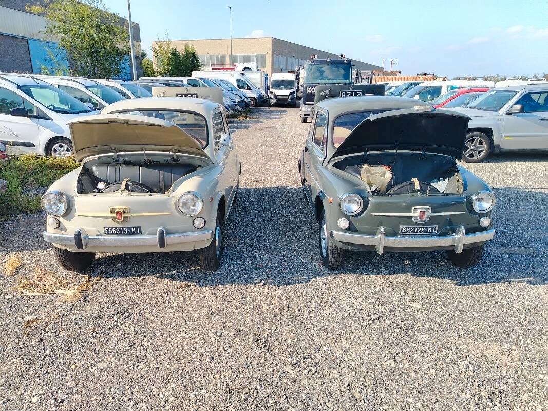 Fiat 600 D vendita in coppia Anno 1964 1968