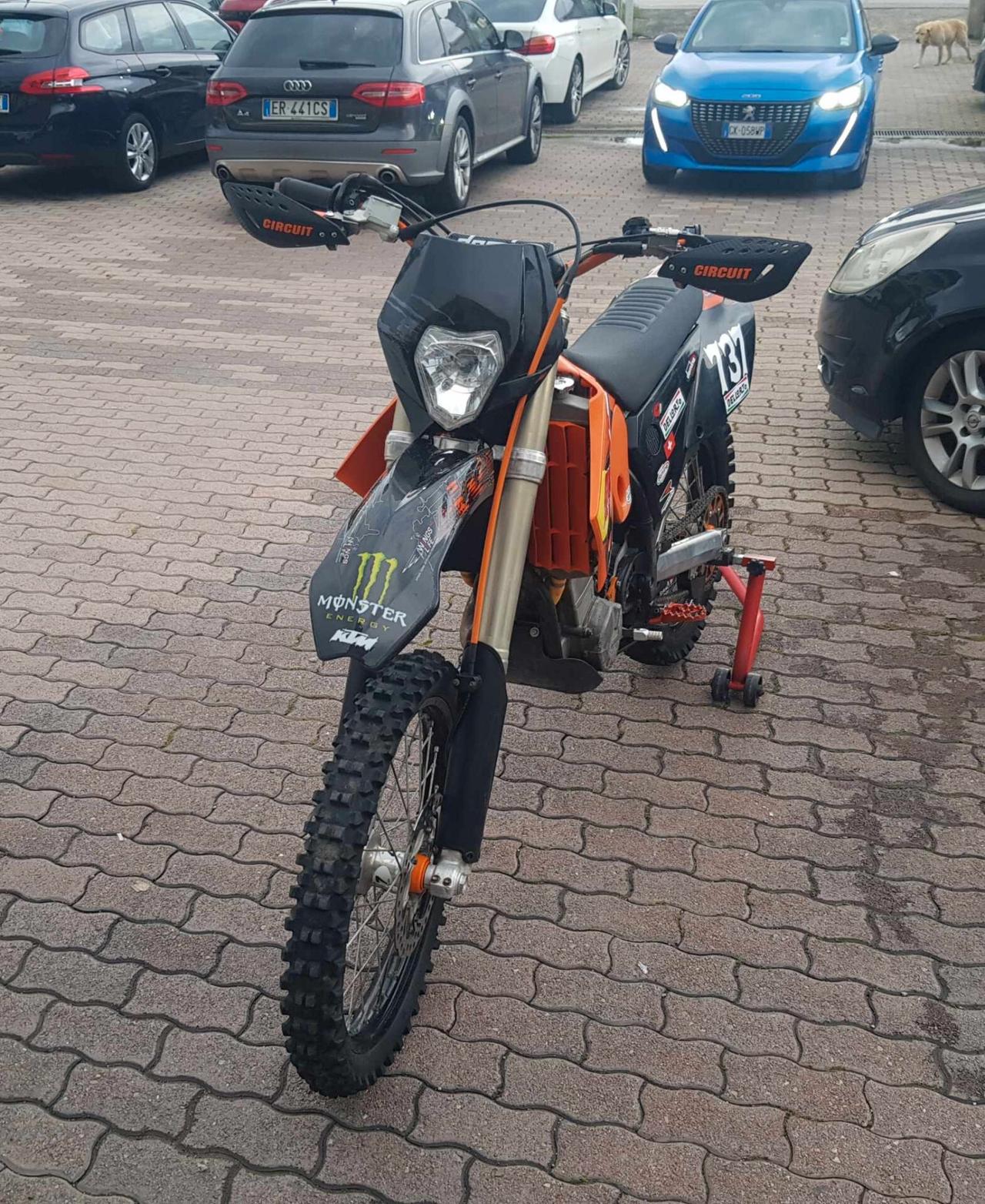 Ktm 450 EXC enduro targato