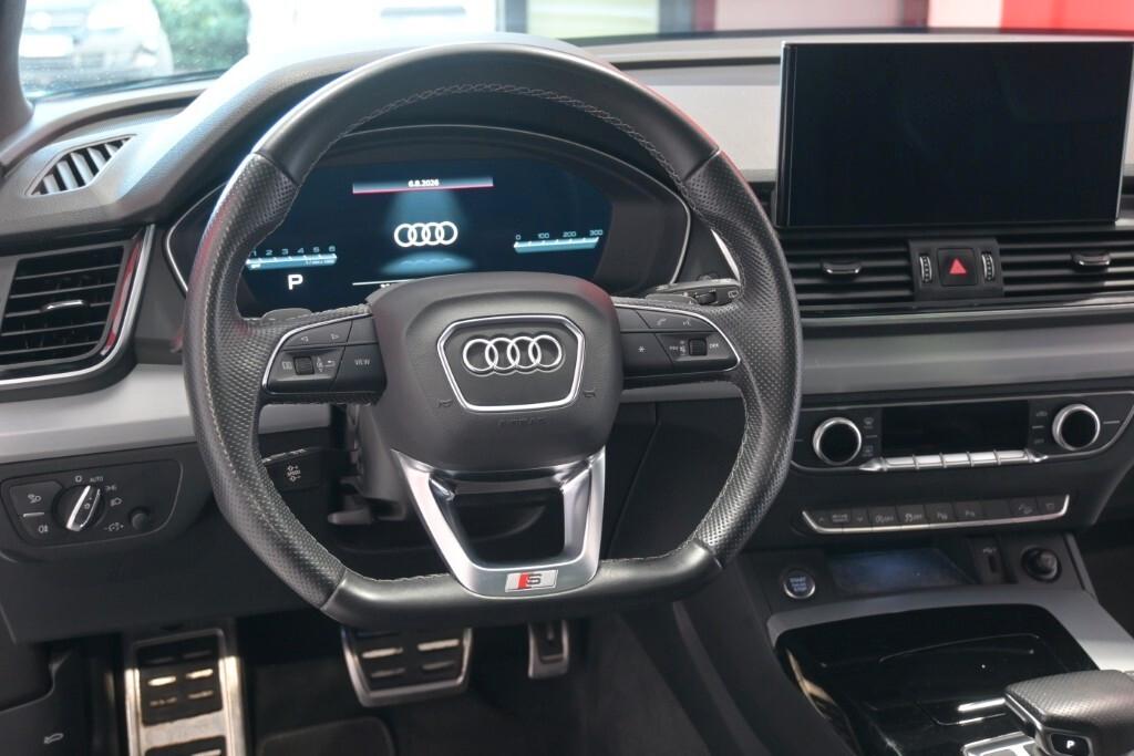 AUDI Q5 40 TDI 204CV S-TRONIC QUATTRO S-LINE PLUS ( FARI LED - VIRTUAL COCKPIT - TETTO PANORAMICO APR. - CRUISE - CLIMA TRIZONA - NAVI - PARK ASSIST - TELECAMERA 360 - CERCHI 20 ) KM 32000