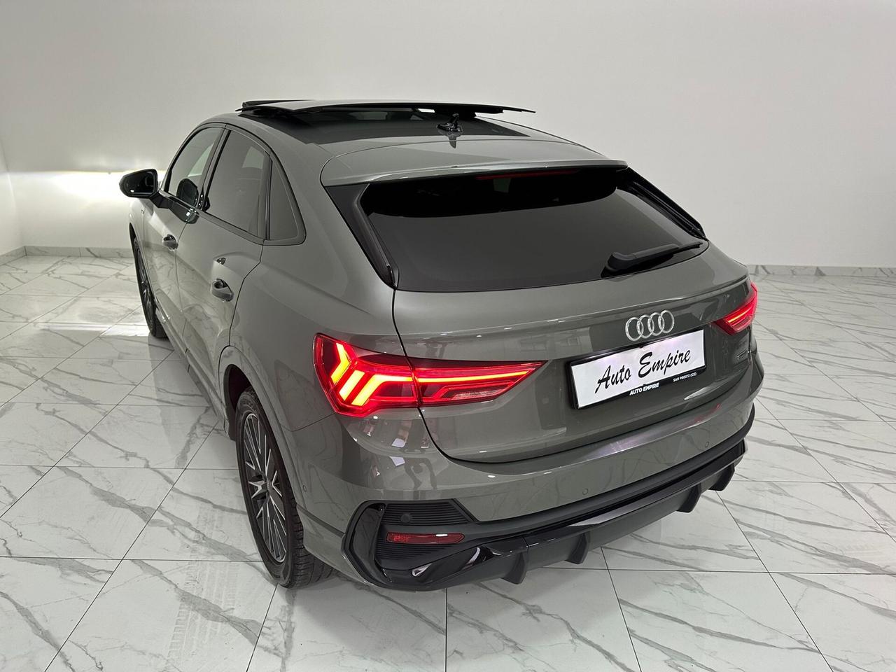 AUDI Q3 SPORTBACK 3X S-LINE TETTO/LUCI AMBIENTE/360
