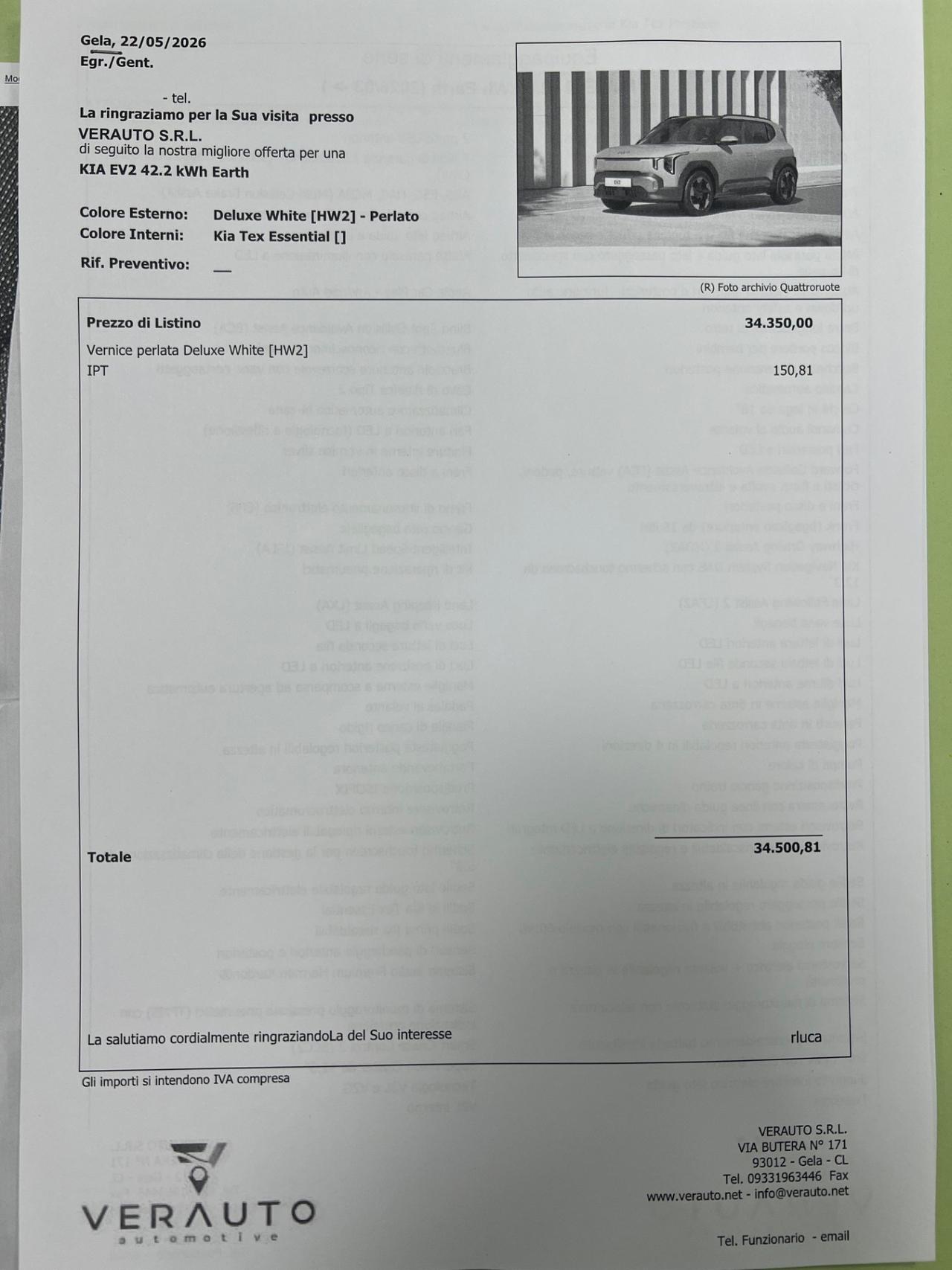 Kia EV2 42.2 kWh Earth - AUTO DEMO