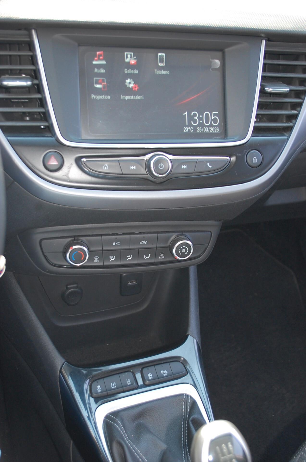 Opel Crossland X 1.2 Advance 83CV Uff Italy Lega USB Lega X