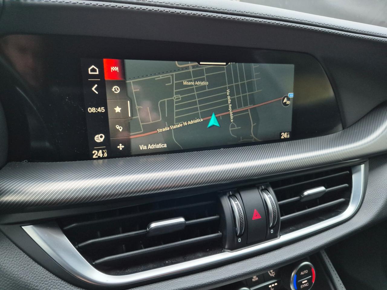 Alfa Romeo Stelvio VELOCE Q4 AT8 2.2 MTJ 210CV TOTAL BLACK C20"