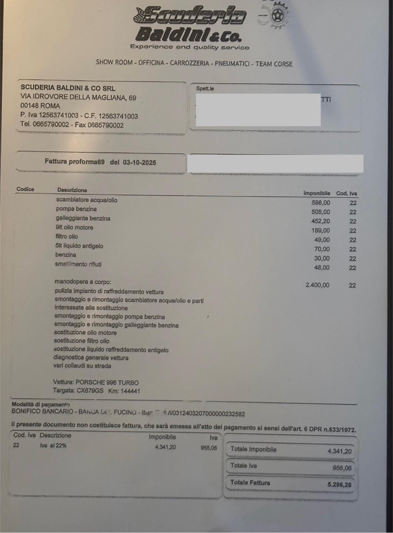 Porsche 911 996 TURBO CAMBIO MANUALE