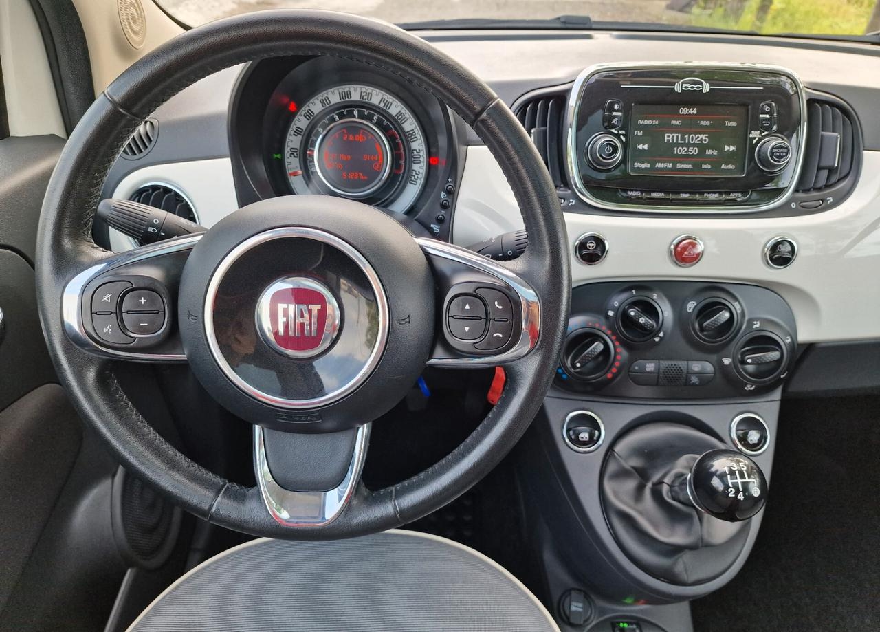 Fiat 500 1.2 EasyPower 69cv GPL Lounge - neopatentati