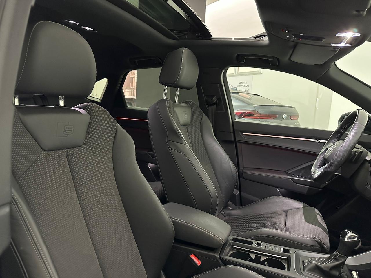 AUDI Q3 SPORTBACK S-LINE TETTO/LUCI AMBIENTE/360°
