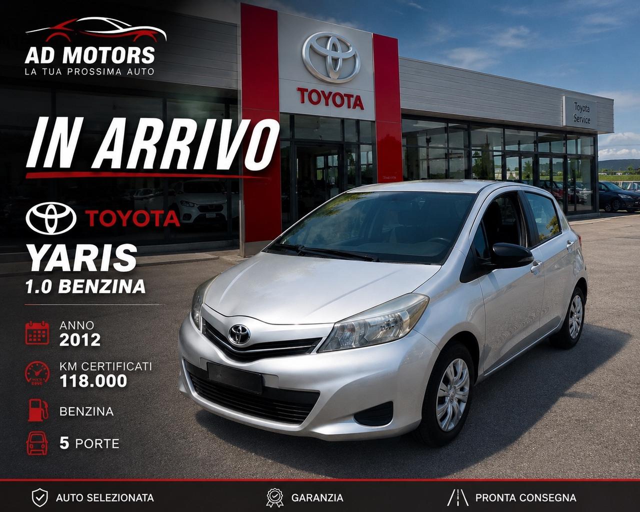 Toyota Yaris 1.0 5 porte Lounge