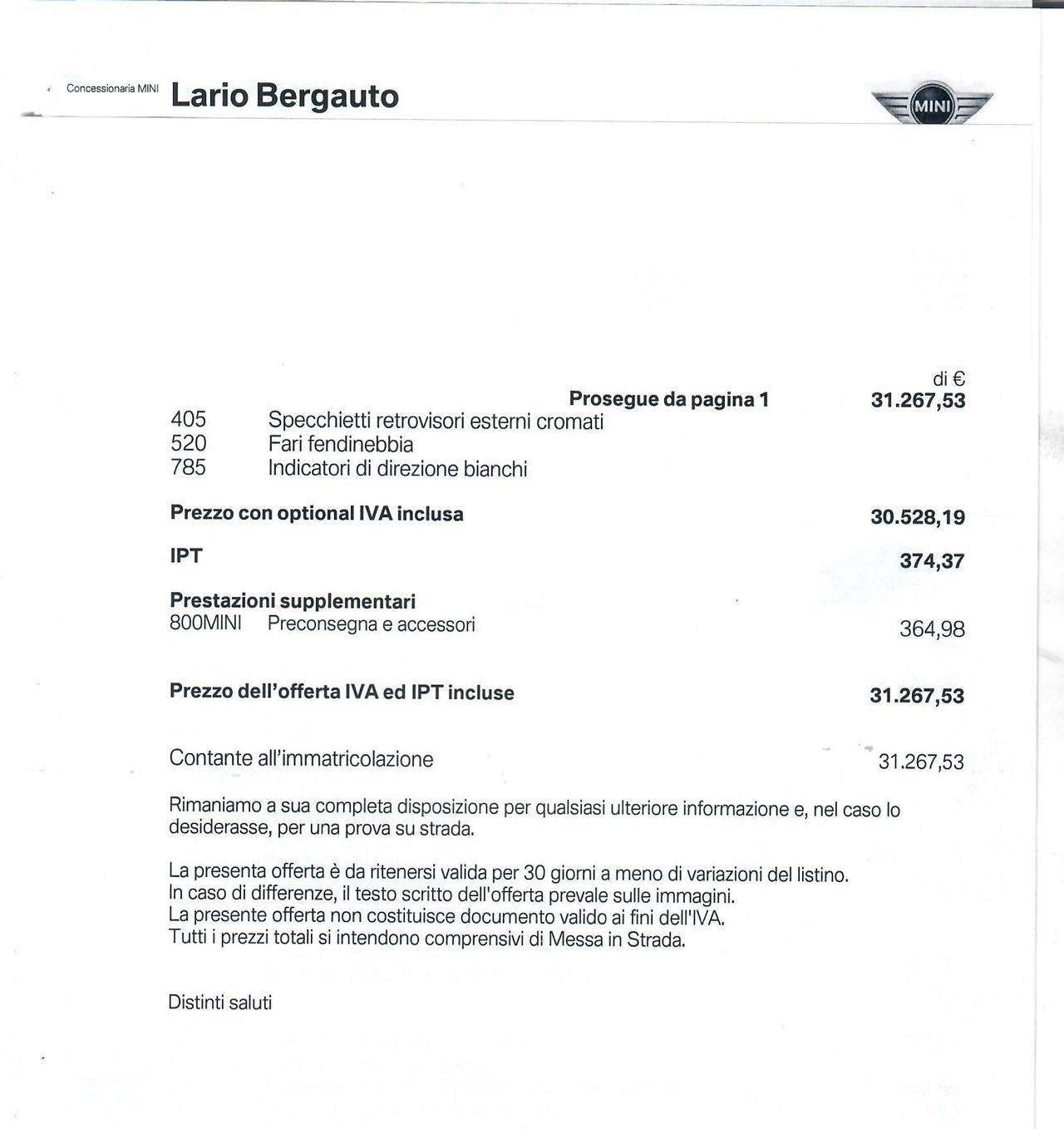 Mini Cooper D Countryman ALL4 unico proprietario