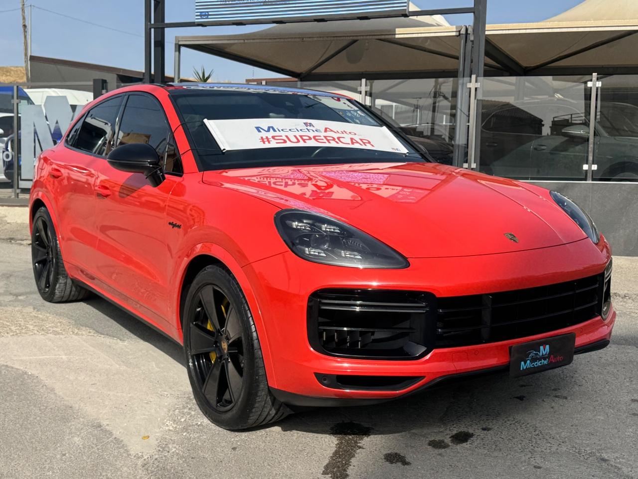 PORSCHE CAYENNE COUPE' TURBO S 4.0 V8 680 CV E-HYBRID LAVA ORANGE FULL IVA