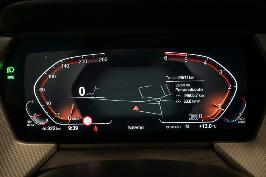 BMW 116D 6M. BUSINESS ADVANTAGE ( FARI LED - BMW DIGITAL COCKPIT - CLIMA BIZONA - PDC - NAVI - MIRROR - CRUISE )