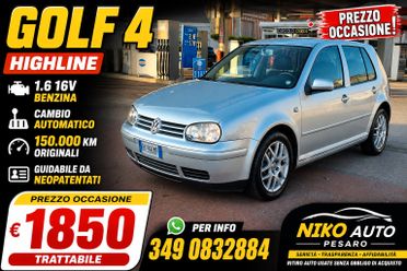 Volkswagen Golf 2002 1.6 16V cat 5 porte Highline AUTOMATICA