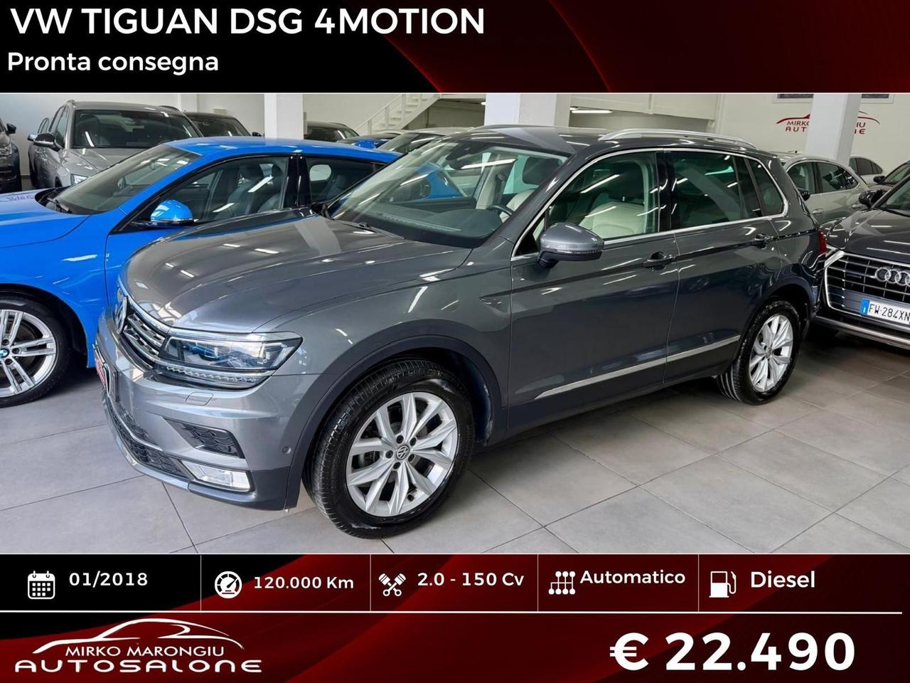 Volkswagen Tiguan 2.0 TDI DSG 4MOTION FINANZIABILE