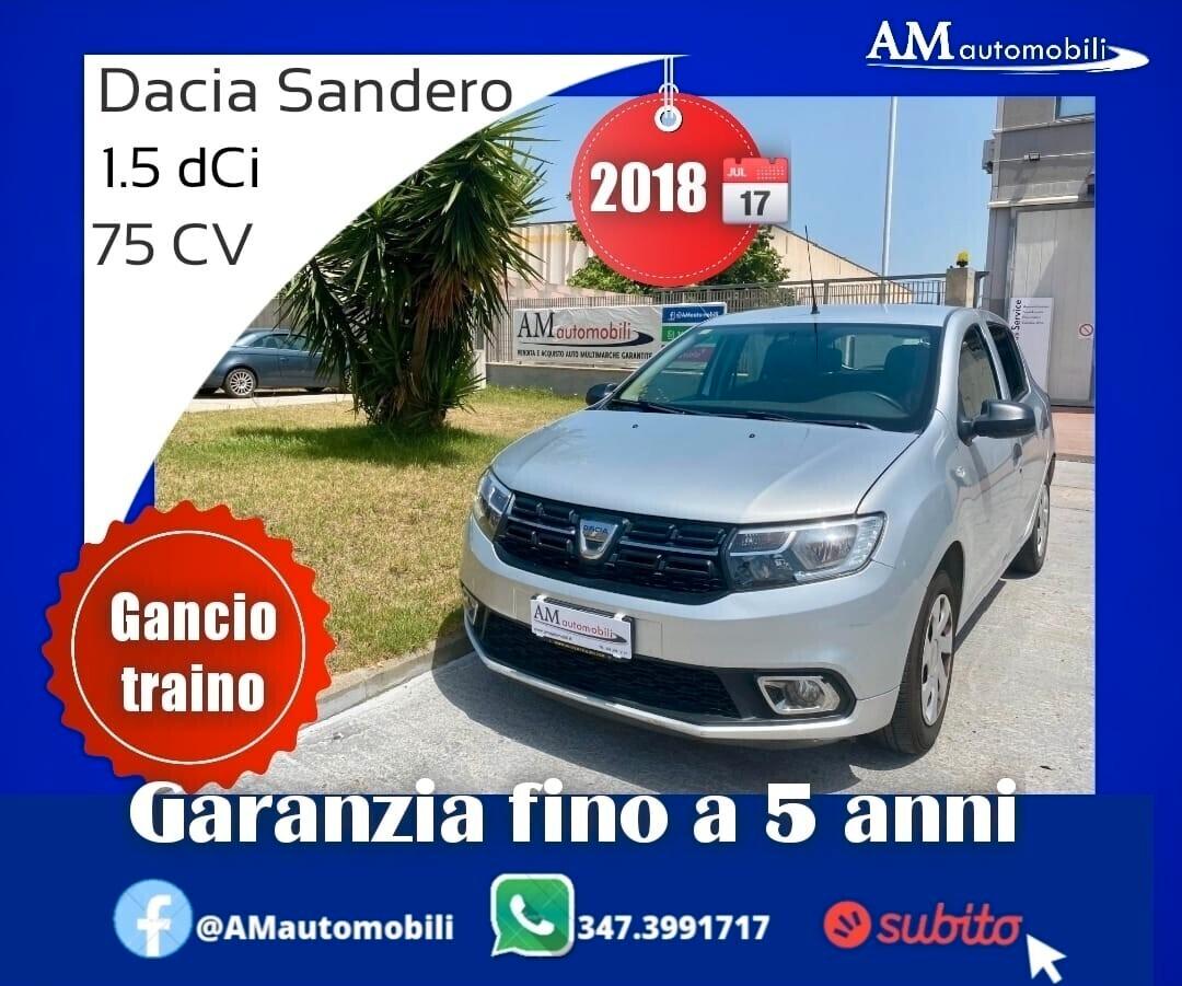 Dacia Sandero 1.5 dCi 8V 75 CV *gancio traino