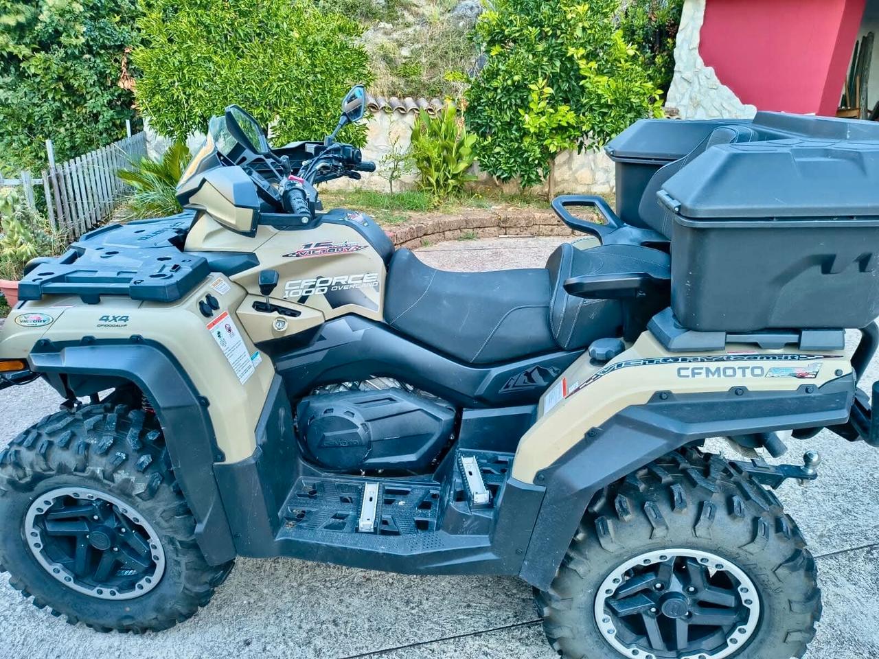 QUAD 4X4 Cf Moto 1000 OVERLAND GANCIO VERRICELLO