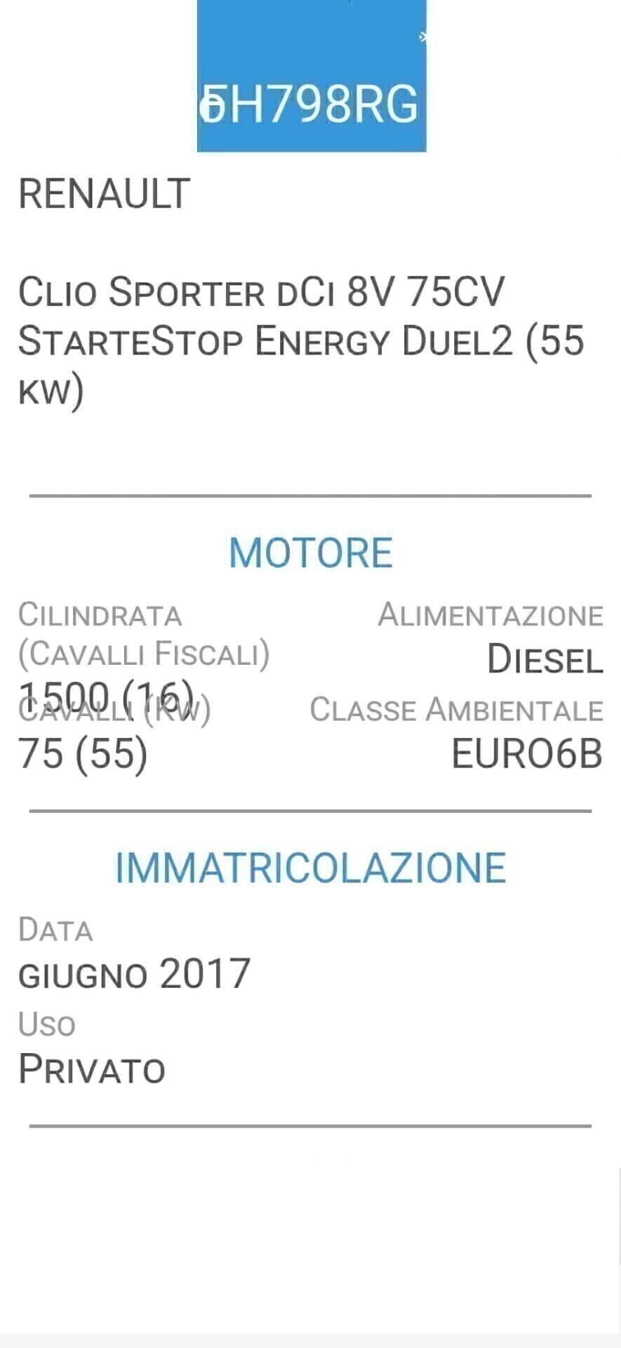 RENAULT Clio SW 1.5 dCi-UNICO PROPR-6B-REVISIONI