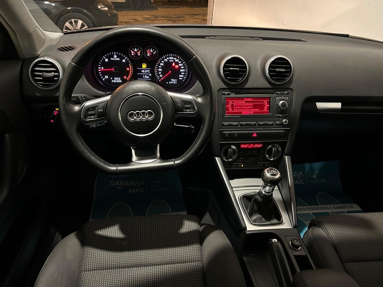 Audi A3 SPB 1.6 TDI 105 CV CR Ambition neopatentati