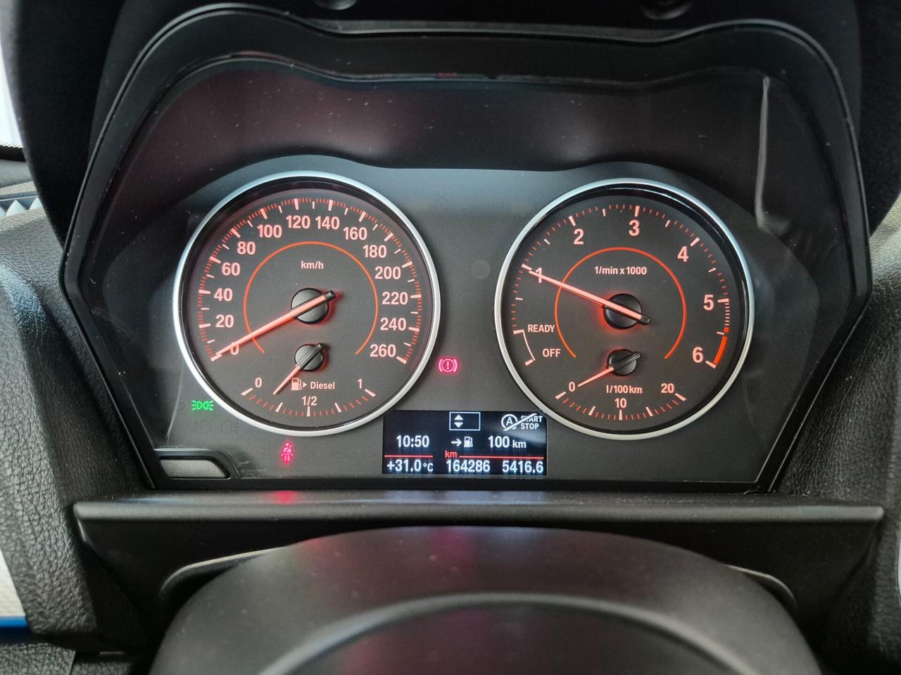 BMW 116 D MSPORT 5 PORTE LED C.18" ASSETTO SPORTIVO M PDC CRUISE CONTROL UNIPROPRIETARIO