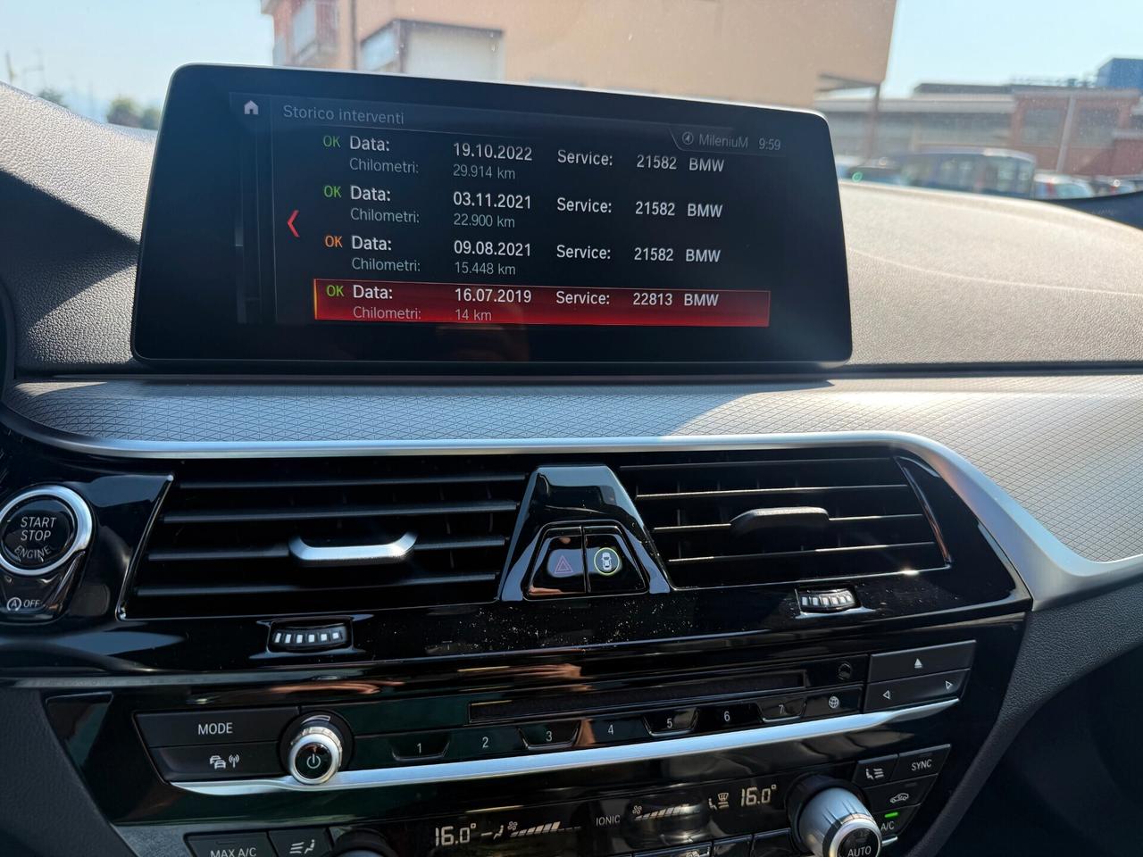 BMW 520 Berlina 520d Msport auto / TETTUCCIO APRIBILE (SERVICE IN BMW)