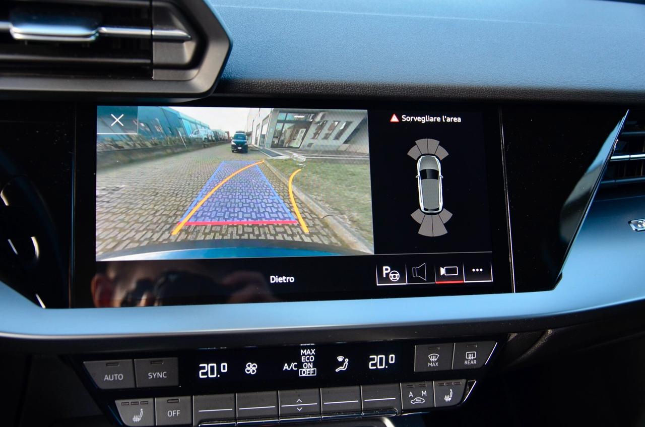 AUDI A3 SPB 30 TDI BUSINESS ADVANCED 116cv S-TRONIC, EURO 6D, PELLE, RETROCAMERA, BAULE ELETTRICO, PERMUTE