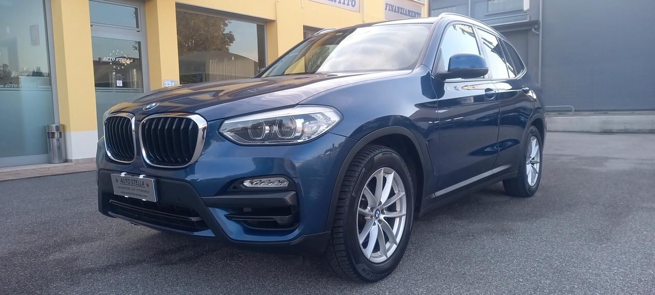 BMW X3 X DRIVE CC. 1.995 CV. 190 TURBODIESEL TRAZIONE INTEGRALE CON GANCIO DI TRAINO EURO 6C