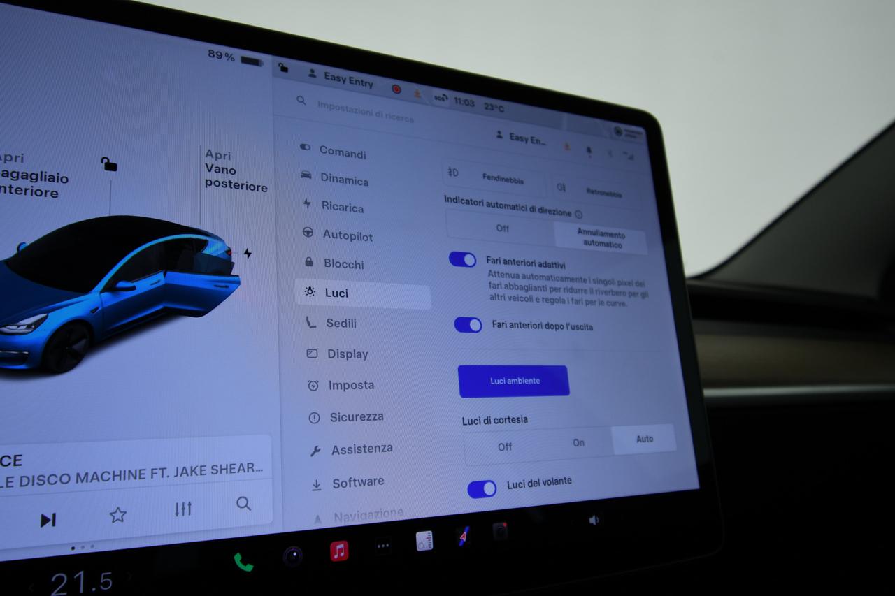 TESLA Model 3 Long Range Dual Motor awd PILOTA AUTOMATICO+CAMERA+PELLE