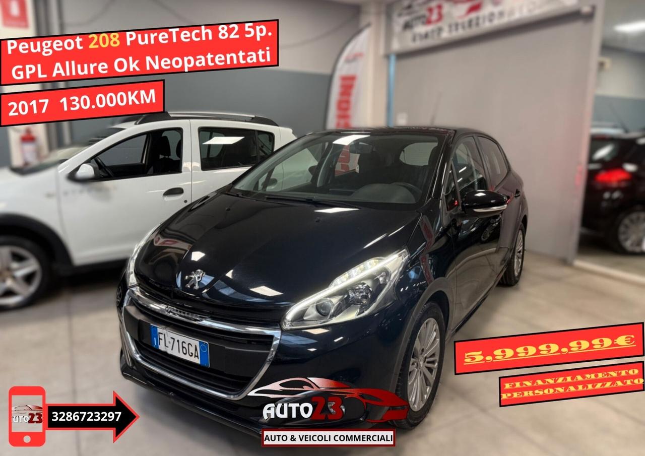 Peugeot 208 PureTech 82 5p. GPL Allure Ok Neopatentati