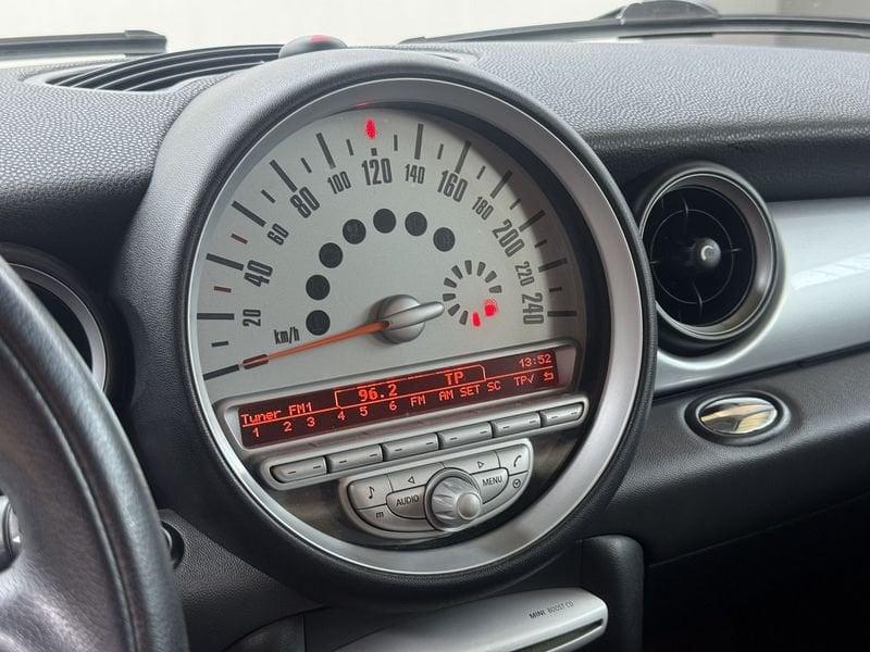 MINI Mini Mini 1.6 Cooper 120cv CAMBIO AUTOMATICO UNIPRO CRONOLOGIA TAGLIANDI NEOPATENTATI