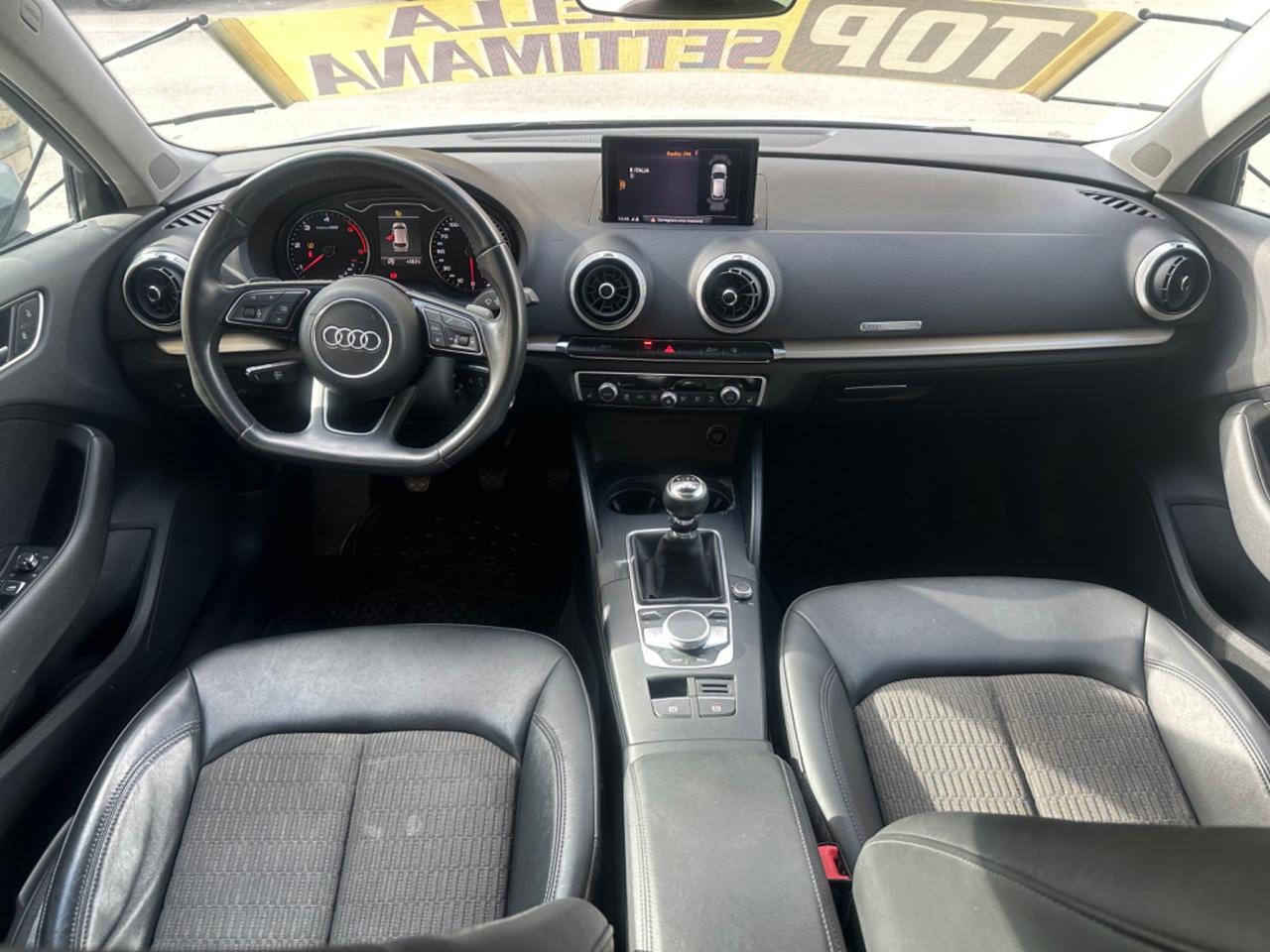 Audi A3 1.6 TDI 116 CV Sport 5/2017 KM 133234 CERT