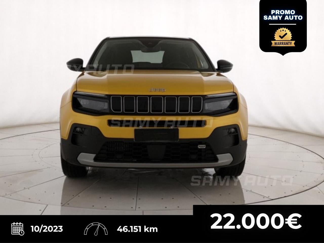 Jeep Avenger 1.2 Turbo 100 CV Summit