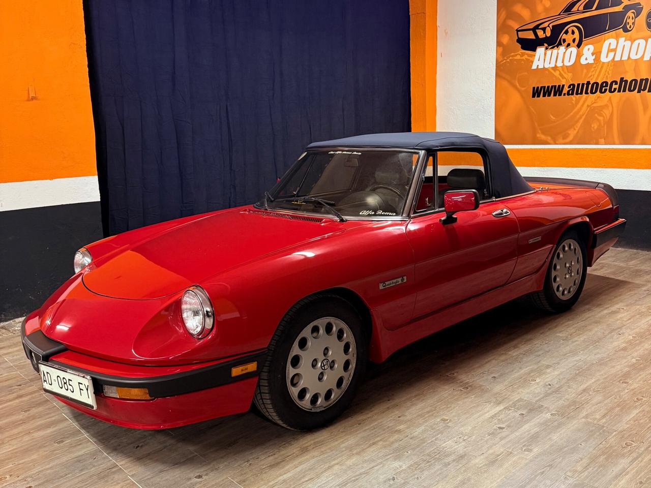STUPENDA ALFA ROMEO SPIDER QUADRIFOGLIO VERDE IN CONDIZIONI DA VETRINA