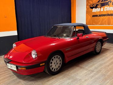 STUPENDA ALFA ROMEO SPIDER QUADRIFOGLIO VERDE IN CONDIZIONI DA VETRINA