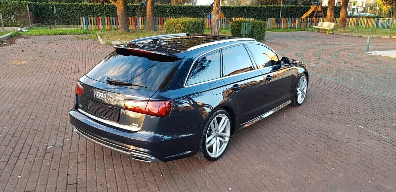 Audi A6 Avant 3.0 TDI 272 CV quattro S tronic s-line,tetto apribile,interni in pelle ghiaccio,fari led bixeno,,cerchi da 20,navigatore ,full optional