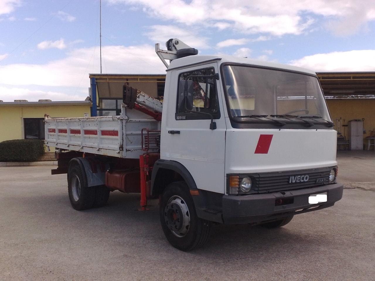 Iveco 109.14 RIBALTABILE + GRU' - 1986