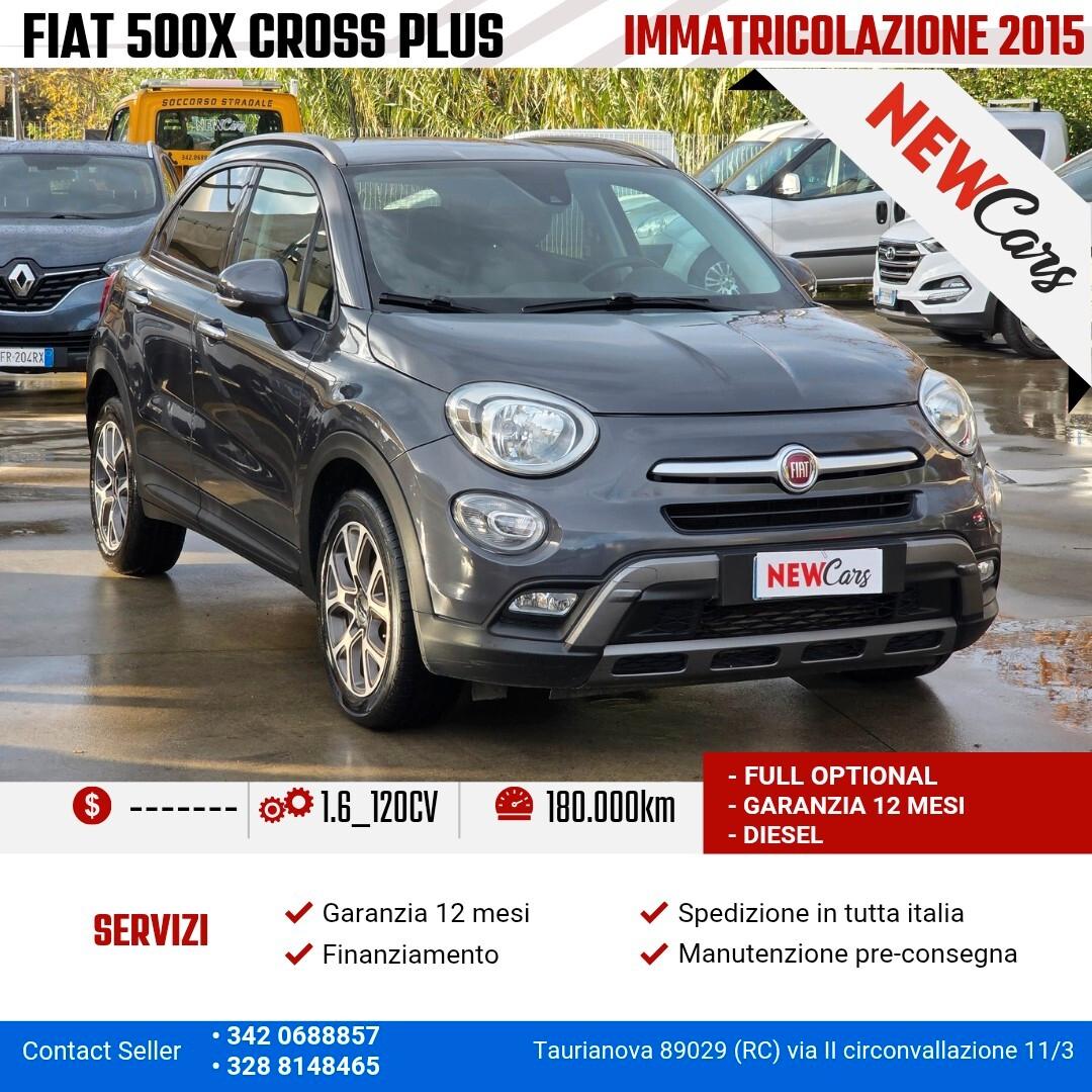 Fiat 500X 1.6 MultiJet 120 CV Cross Plus