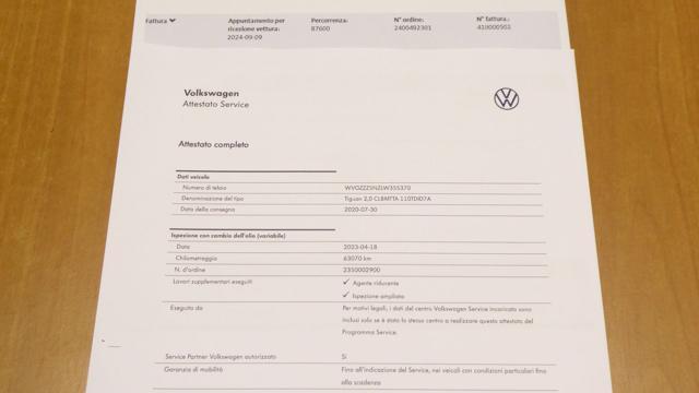 VOLKSWAGEN Tiguan 2.0 TDI SCR DSG Business BlueMotion Technology