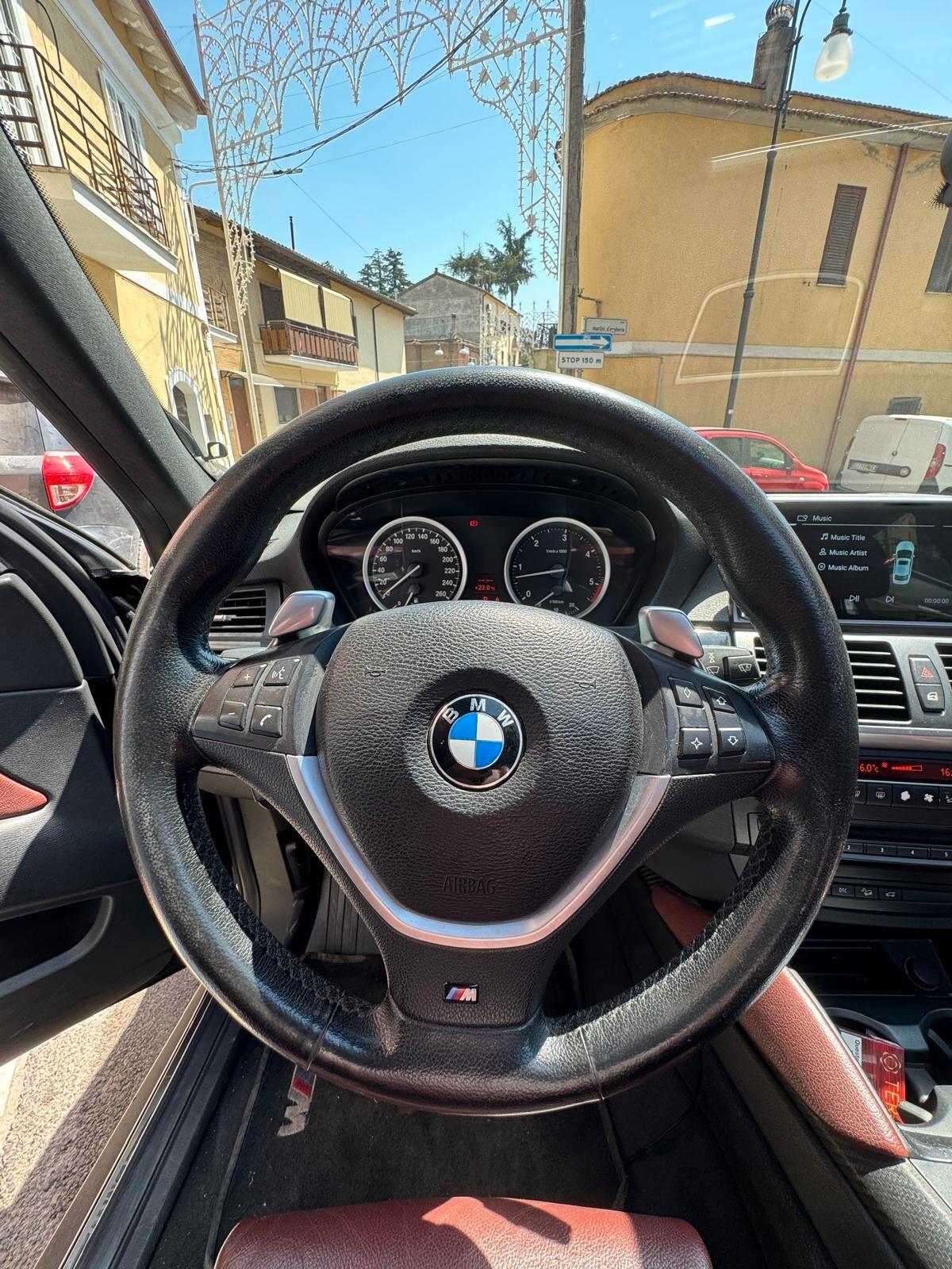 Bmw X6 xDrive35d Msport 286 cv, SERVICE BMW, FULL OPT. TOTAL BLACK, UNICA