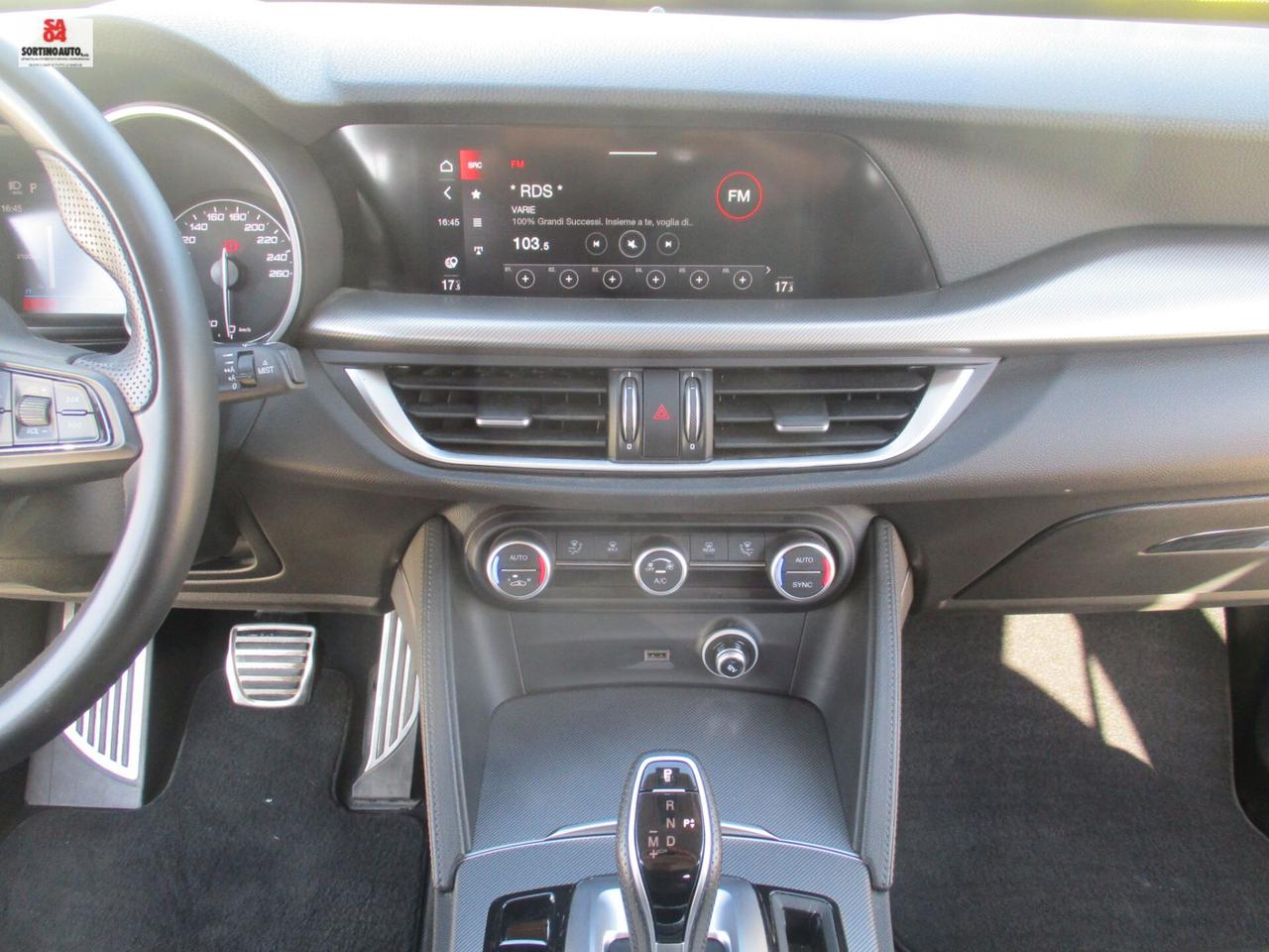 Alfa Romeo Stelvio 2.2 Turbodiesel 190 CV AT8 Q4 Sprint BLACK EDITION 11/2021 KM85000 FULL