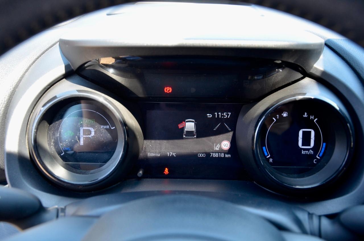 TOYOTA YARIS 1.5h PREMIERE CVT 92cv, SERVICE UFF TOYOTA, UFF ITALIANA, EURO 6D, APPLE ANDROID, NAVI, PERMUTE