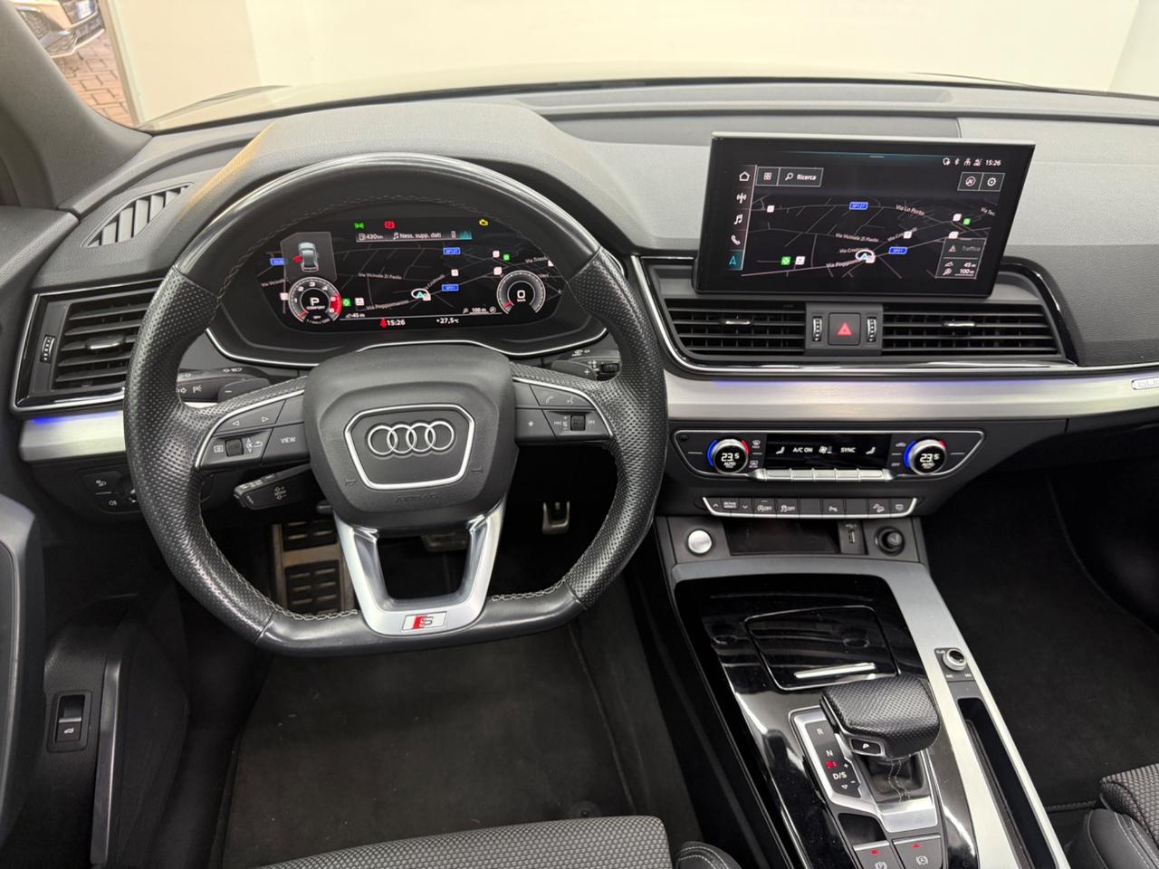 Audi Q5 40 TDI 204 CV S line plus UNICOPRO ITA FULL