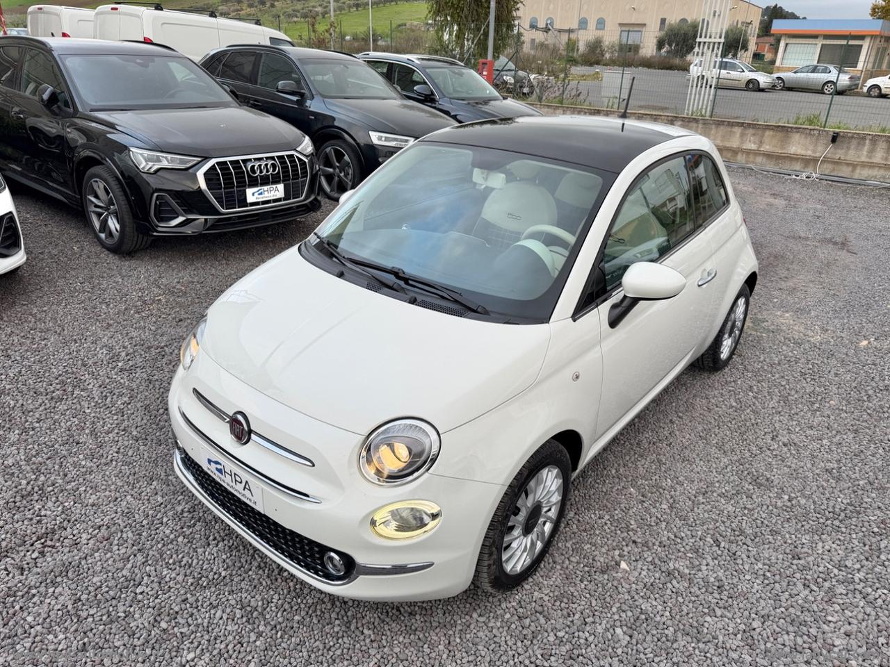 FIAT 500 1.2 Lounge TETTO IN VETRO SENSORI PARCHEGGIO