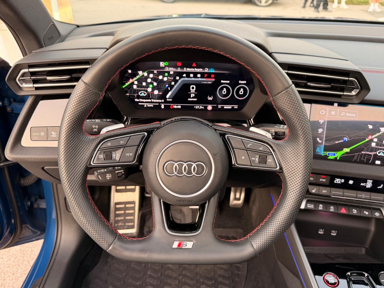 Audi S3 SPB 2.0 TFSI 333Cv quattro SONOS TETTO PELLE GUSCIO