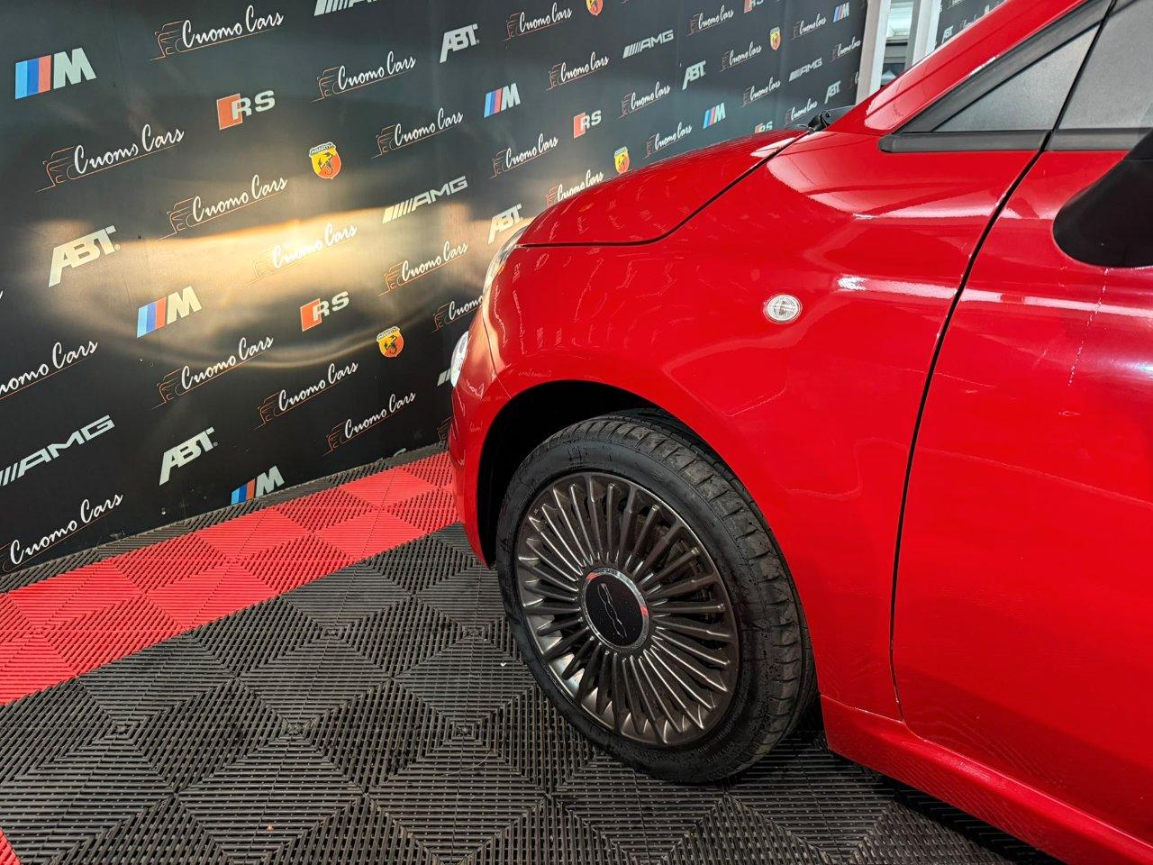 Fiat 500C 1.0 Hybrid Red