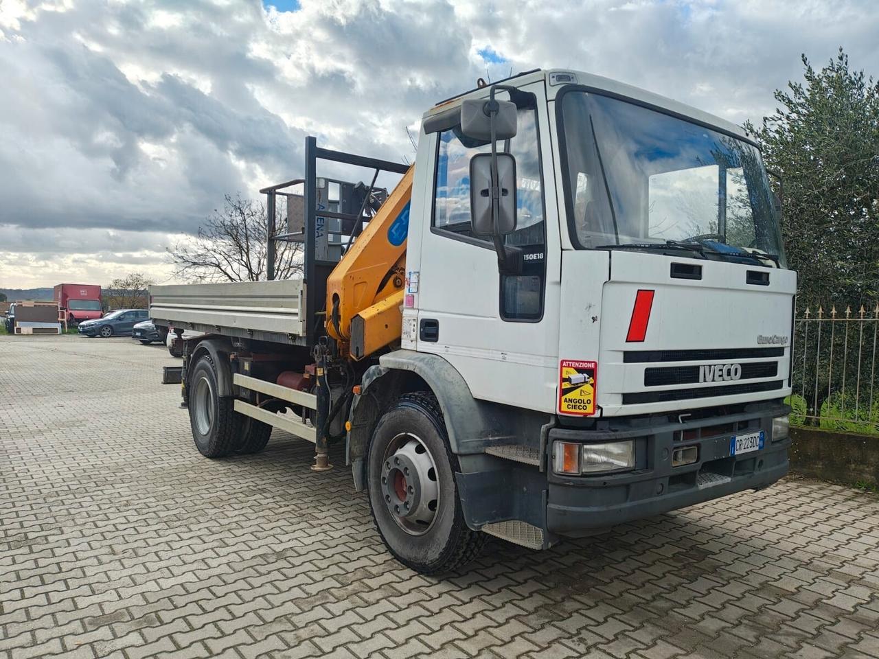 Iveco EuroCargo ML150 E18K Cassone Trilaterale GRU