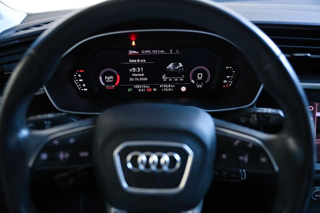 Audi Q3 Sportback 35 TDI S tronic line Black edition UNIPROPRIETARIO ITALIANA IVA ESPOSTA